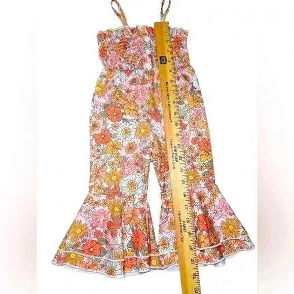 Toddler Floral Jumpsuit 9-12 months - Picture 6 of 6